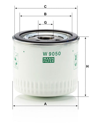 MANN YAĞ FİLTRESİ W9050