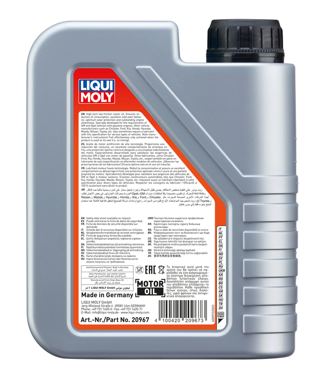 LIQUI MOLY 5W-30 SPECİAL TEC DX1 1L