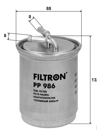 FİLTRON YAKIT FİLTRESİ PP986
