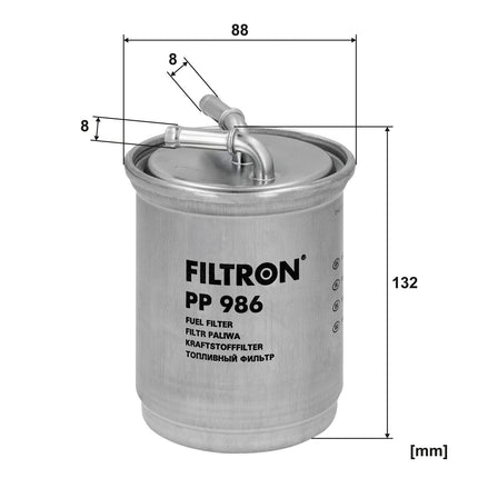 FİLTRON YAKIT FİLTRESİ PP986
