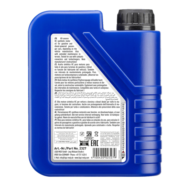 LIQUI MOLY LEICHTLAUF HIGH TECH 5W-40 1L
