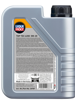 LIQUI MOLY TOP TEC 6200 0W-20 1L