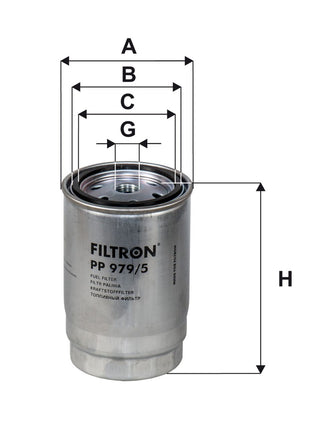 FİLTRON YAKIT FİLTRESİ PP979/5