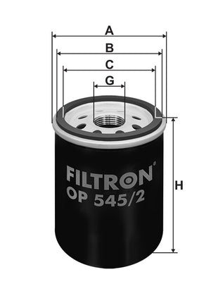 FİLTRON YAĞ FİLTRESİ OP545/2