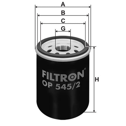 FİLTRON YAĞ FİLTRESİ OP545/2