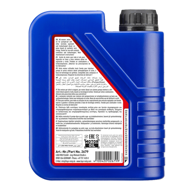 LIQUI MOLY DIESEL HIGH TECH 5W-40 1L