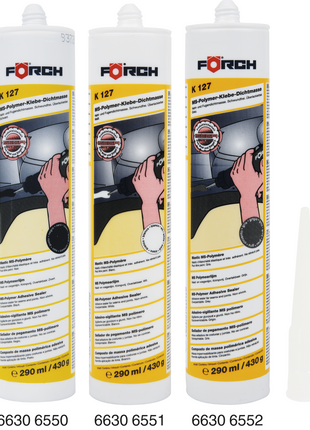 FÖRCH YAPIŞTIRICI YALITIM MACUNU SİY. K127 430G