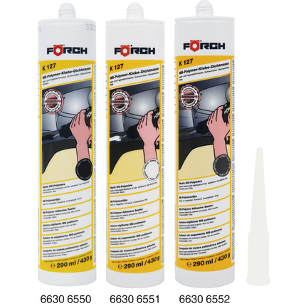 FÖRCH YAPIŞTIRICI YALITIM MACUNU GRİ K127 290ML