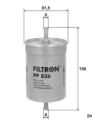 FİLTRON YAKIT FİLTRESİ PP836