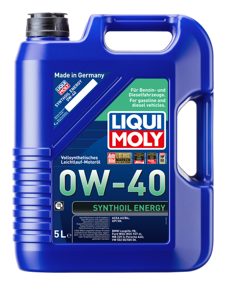 LIQUI MOLY SYNTHOIL ENERGY 0W-40 5L