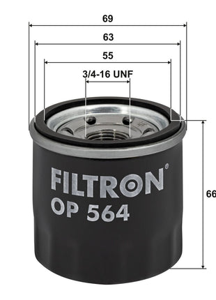 FİLTRON YAĞ FİLTRESİ OP564