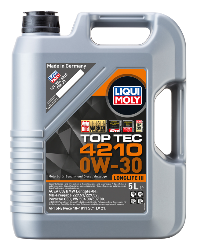 LIQUI MOLY 0W-30 TOP TEC 4210 5L