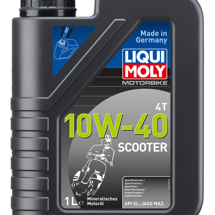 LIQUI MOLY MOTOSİKLET 4T 10W-40 SCOOTER 1L