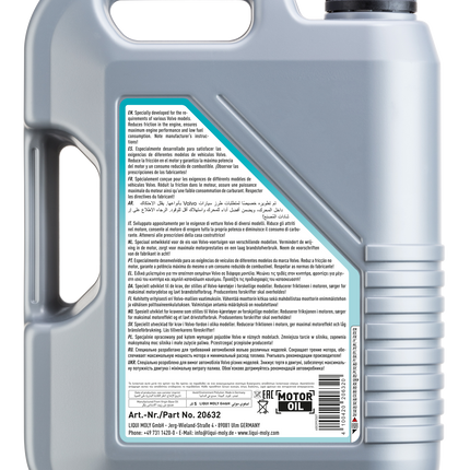 LIQUI MOLY 0W-20 SPECİAL TEC V 5L