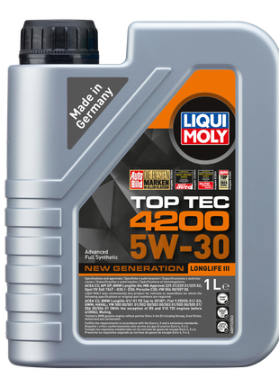 LIQUI MOLY TOP TEC 4200 5W-30 NEW GENERATION 1L