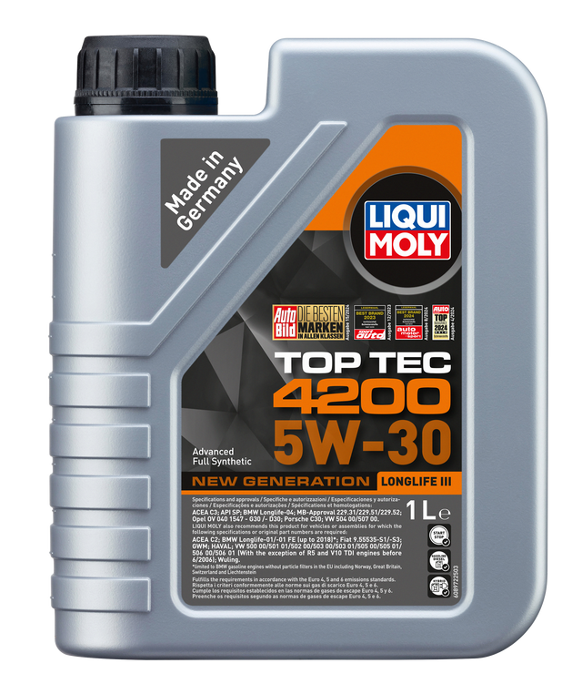 LIQUI MOLY TOP TEC 4200 5W-30 NEW GENERATION 1L