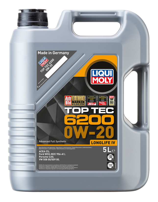 LIQUI MOLY 0W-20 TOP TEC 6200 5L