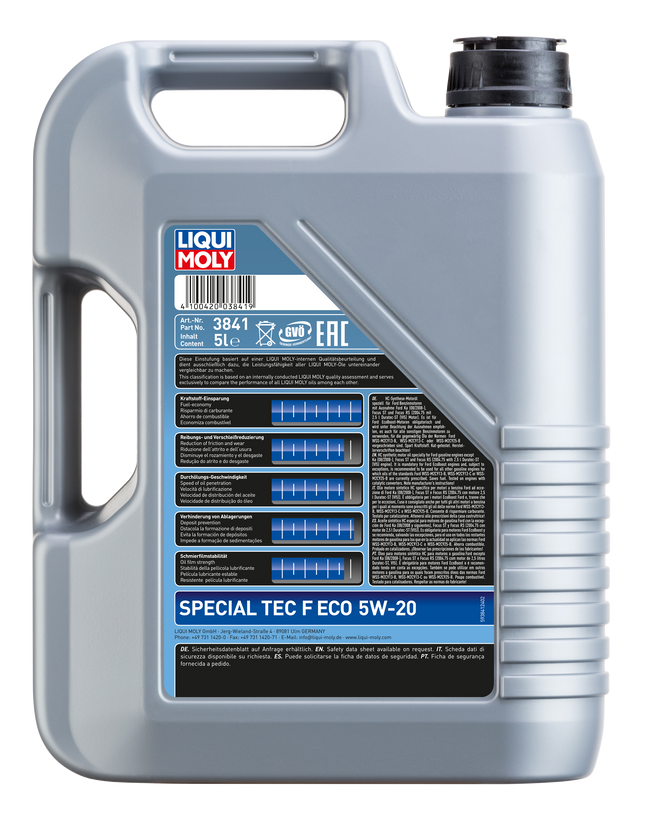 LIQUI MOLY 5W-20 SPECİAL TEC F ECO 5L