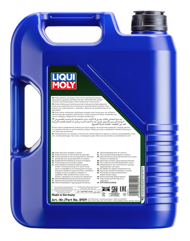 LIQUI MOLY 10W-60 SYNTHOİL RACE TECH GT1 5L