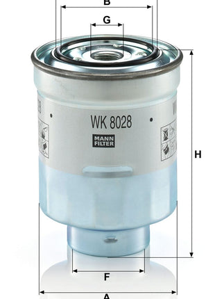 MANN YAKIT FİLTRESİ WK8028Z