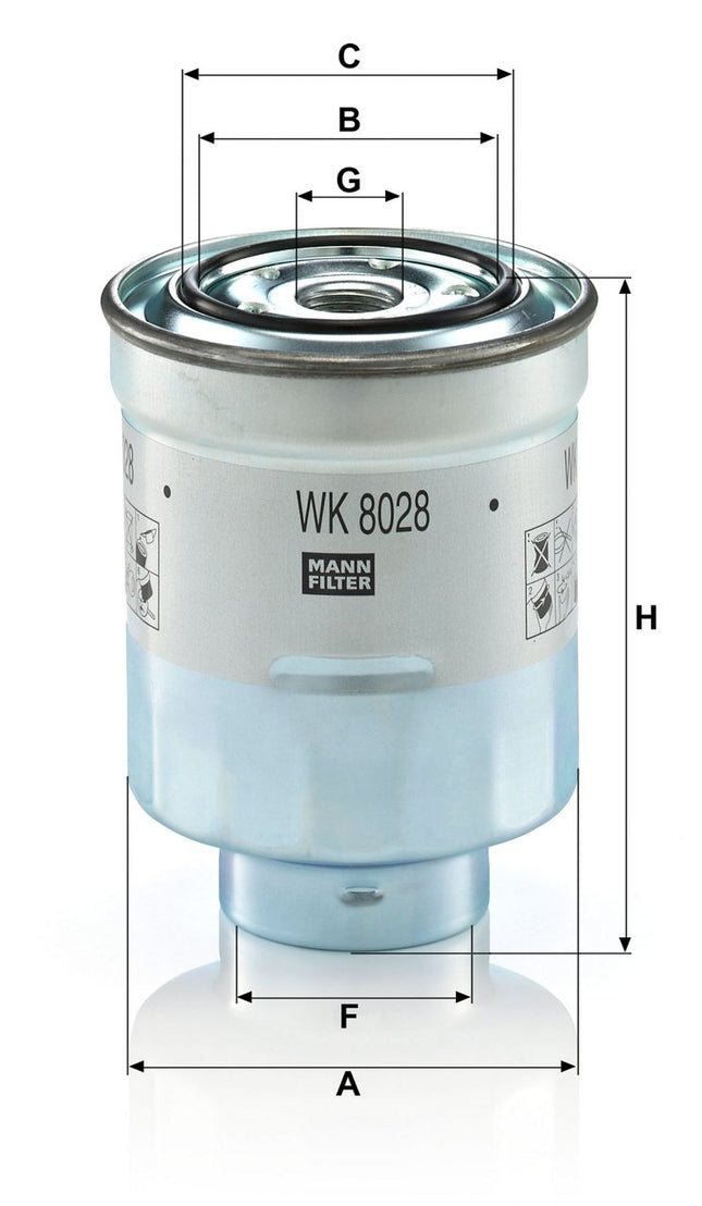 MANN YAKIT FİLTRESİ WK8028z