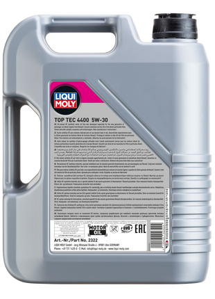 LIQUI MOLY TOP TEC 4400 5W-30 5L