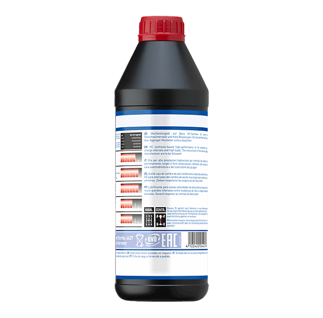 LIQUI MOLY HIGH PERFORMANCE GEAR OIL (GL3+) SAE 75W-80 1L
