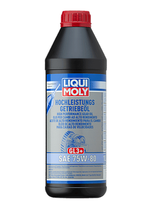LIQUI MOLY HIGH PERFORMANCE GEAR OIL (GL3+) SAE 75W-80 1L