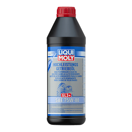 LIQUI MOLY HIGH PERFORMANCE GEAR OIL (GL3+) SAE 75W-80 1L