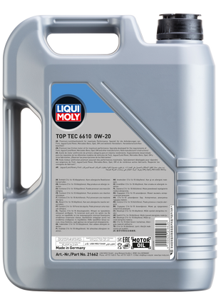 LIQUI MOLY TOP TEC 6610 0W-20 5L