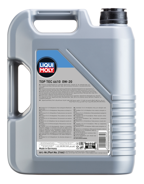 LIQUI MOLY TOP TEC 6610 0W-20 5L