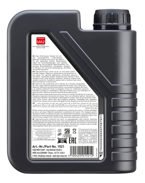 LIQUI MOLY MOTOSİKLET 4T 10W-40 STREET 1L