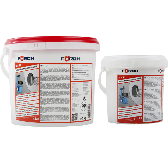 FÖRCH LASTİK MONTAJ PASTASI BEYAZ  S431 5KG