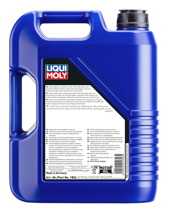 LIQUI MOLY 5W-40 SYNTHOİL HİGH TECH 5L