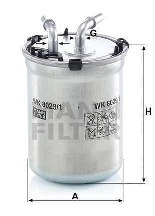 MANN YAKIT FİLTRESİ WK8029/1
