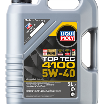 LIQUI MOLY 5W-40 TOP TEC 4100 5L