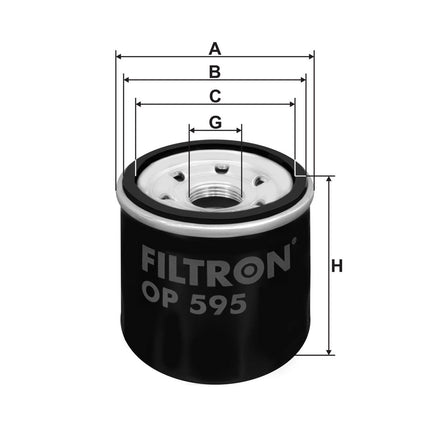 FİLTRON YAĞ FİLTRESİ OP595
