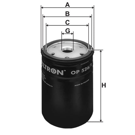 FİLTRON YAĞ FİLTRESİ OP526/1