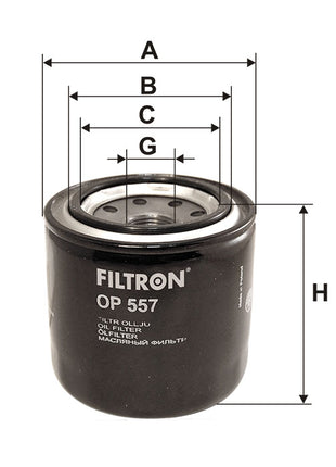 FİLTRON YAĞ FİLTRESİ OP557