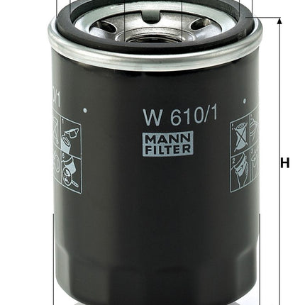 MANN YAĞ FİLTRESİ W610/1