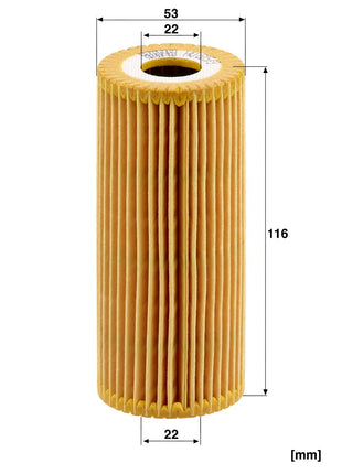 MANN YAĞ FİLTRESİ HU615/3X
