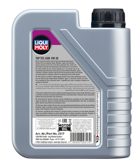 LIQUI MOLY TOP TEC 4500 5W-30 1L