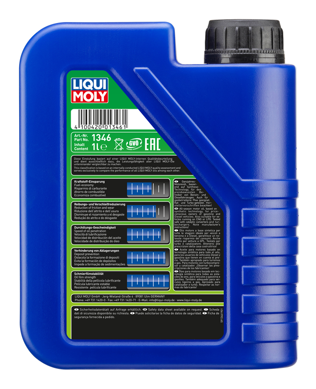 LIQUI MOLY 5W-40 LEİCHTLAUF HC7 1L