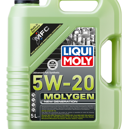 LIQUI MOLY 5W-20 MOLYGEN NEW GENERATİON 5L