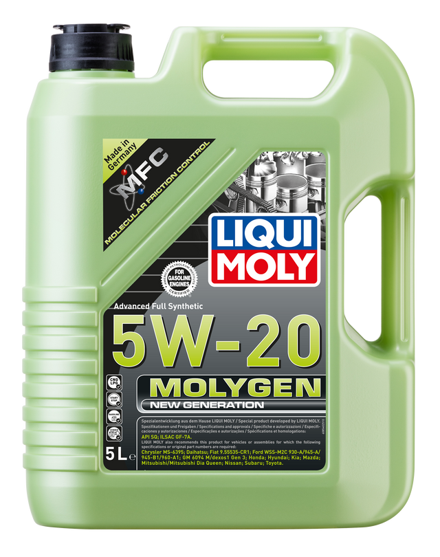 LIQUI MOLY MOLYGEN NEW GENERATION 5W-20 5L