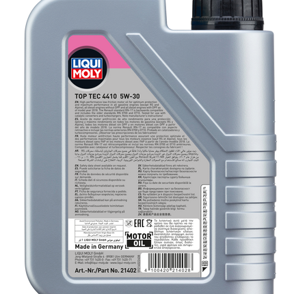 LIQUI MOLY 5W-30 TOP TEC 4410 1L