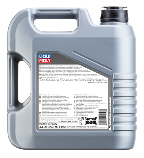 LIQUI MOLY MOS2 LOW-FRICTION 20W-50 4L
