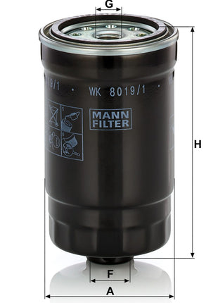 MANN YAKIT FİLTRESİ WK8019/1
