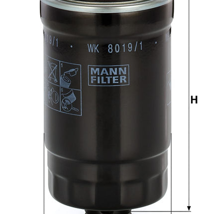 MANN YAKIT FİLTRESİ WK8019/1