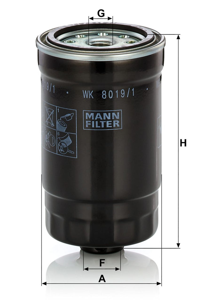 MANN YAKIT FİLTRESİ WK8019/1